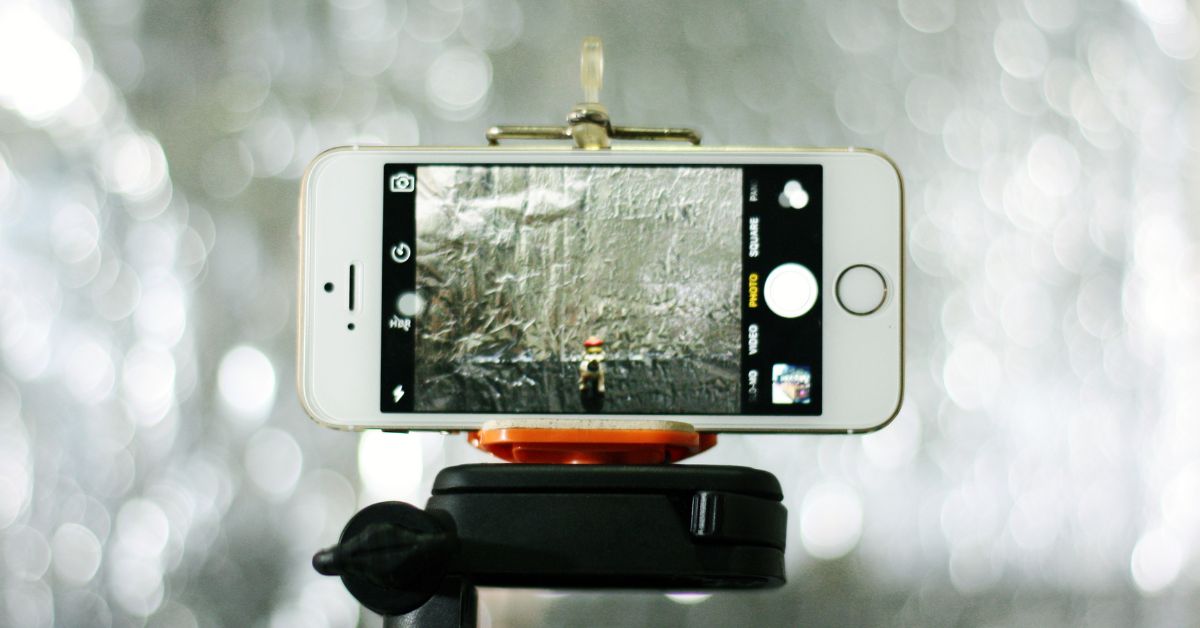 Homemade Tripod for iPhone