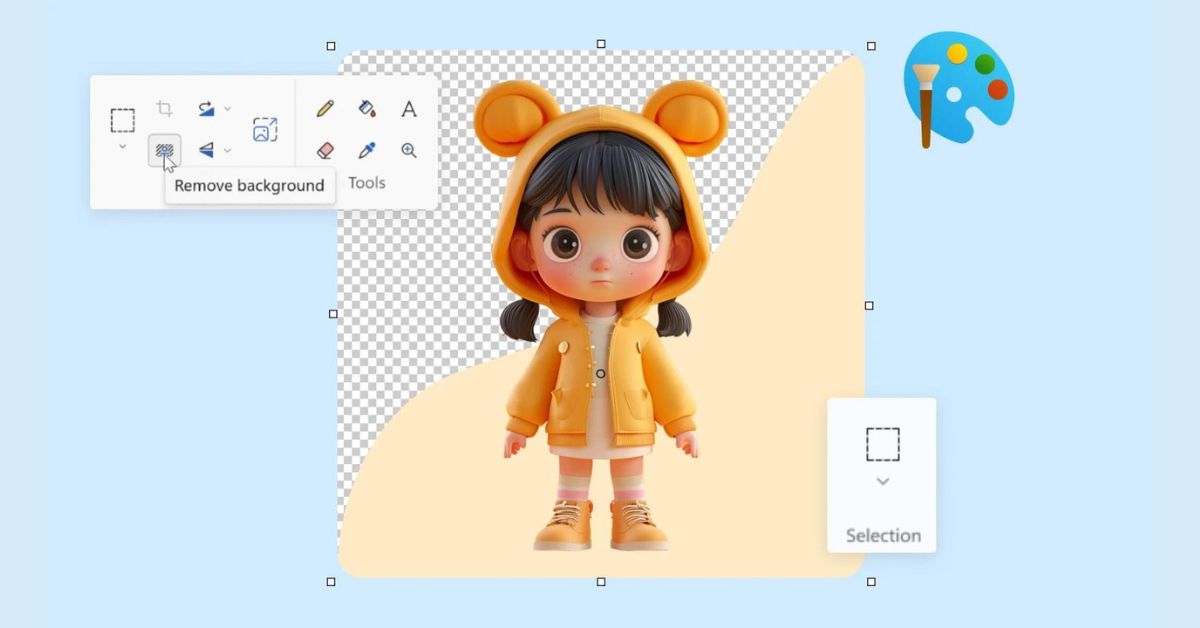 Background Removal in Paint