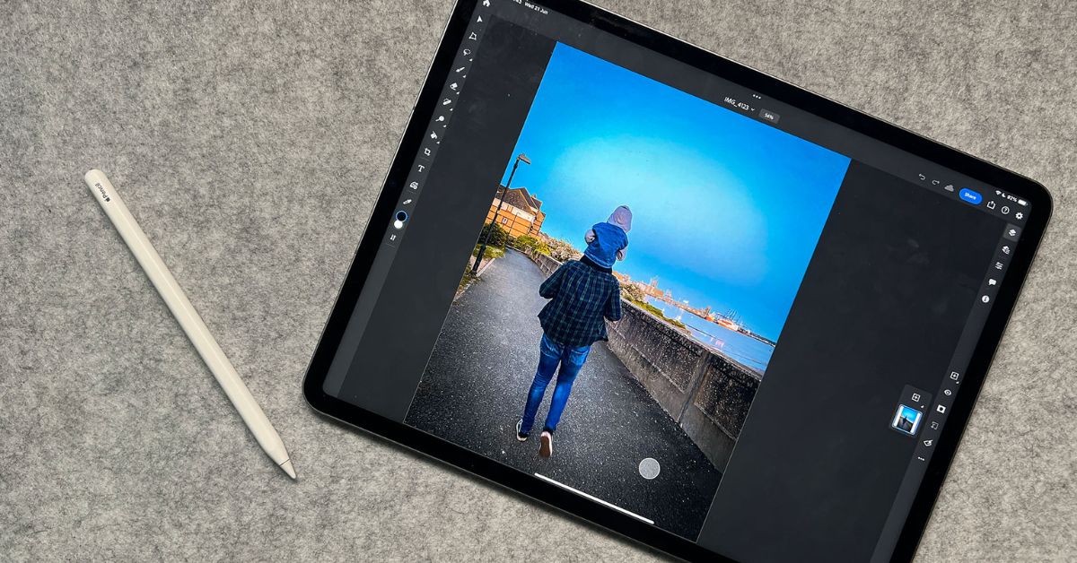 Retouching on iPad