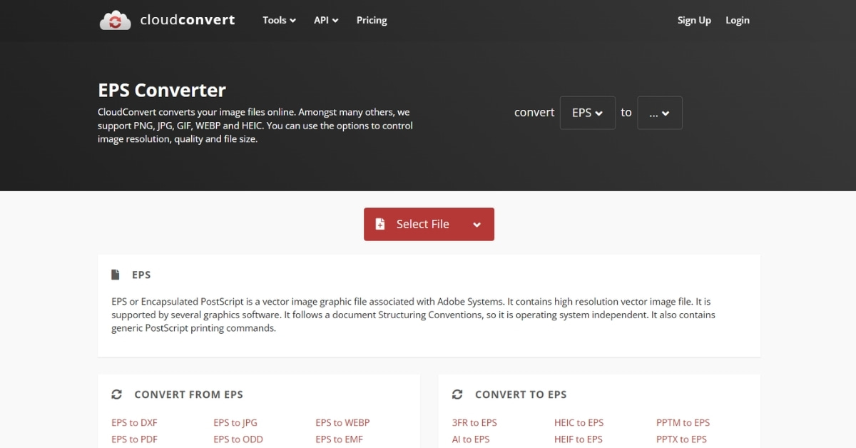 EPS File Converter
