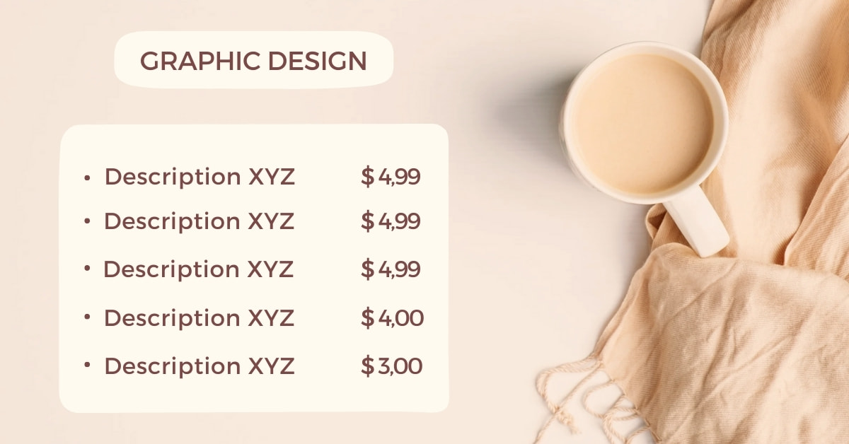 Graphic Design Quotation Template