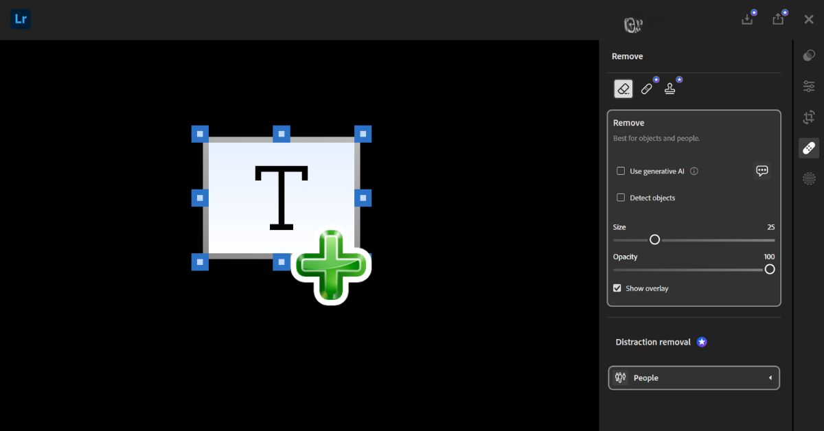 Add Text in Lightroom