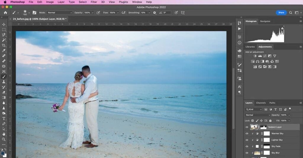 How to Add Background in Photoshop