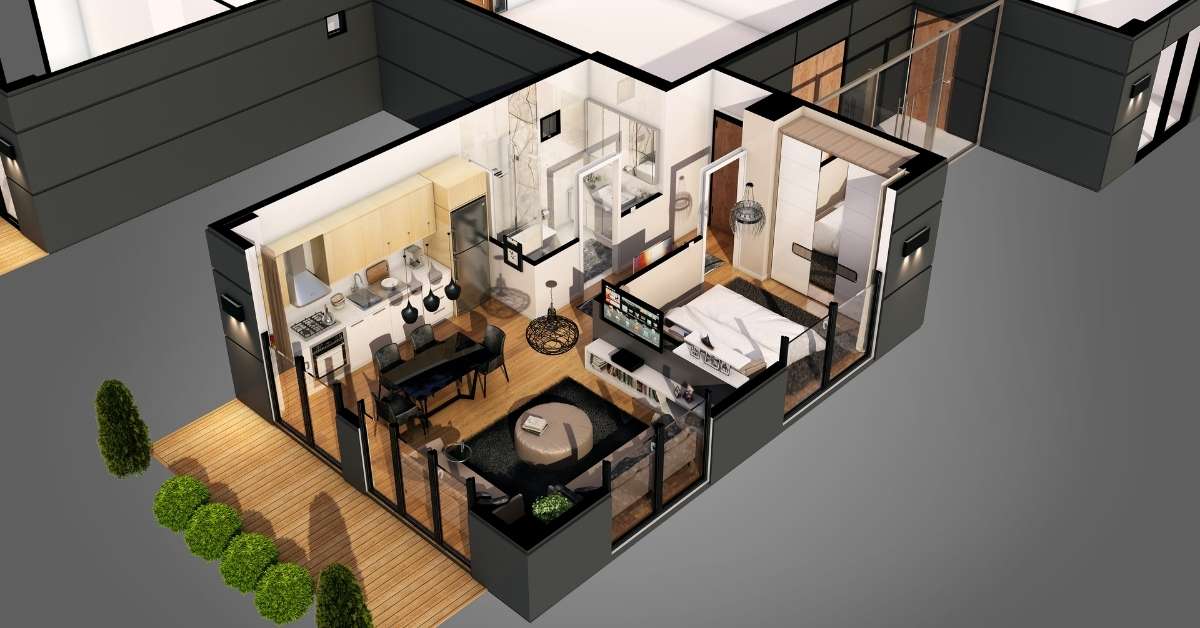 3D Full-Color Floor Plan