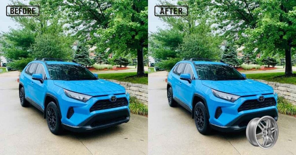 Adding Unwanted Objects from Car Photos