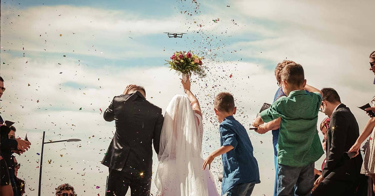 Double Exposure Wedding Photography