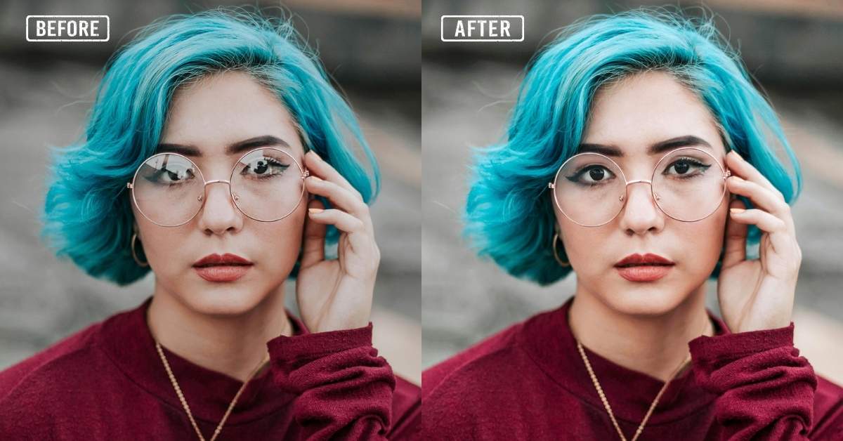 Eyeglass Glare Removal