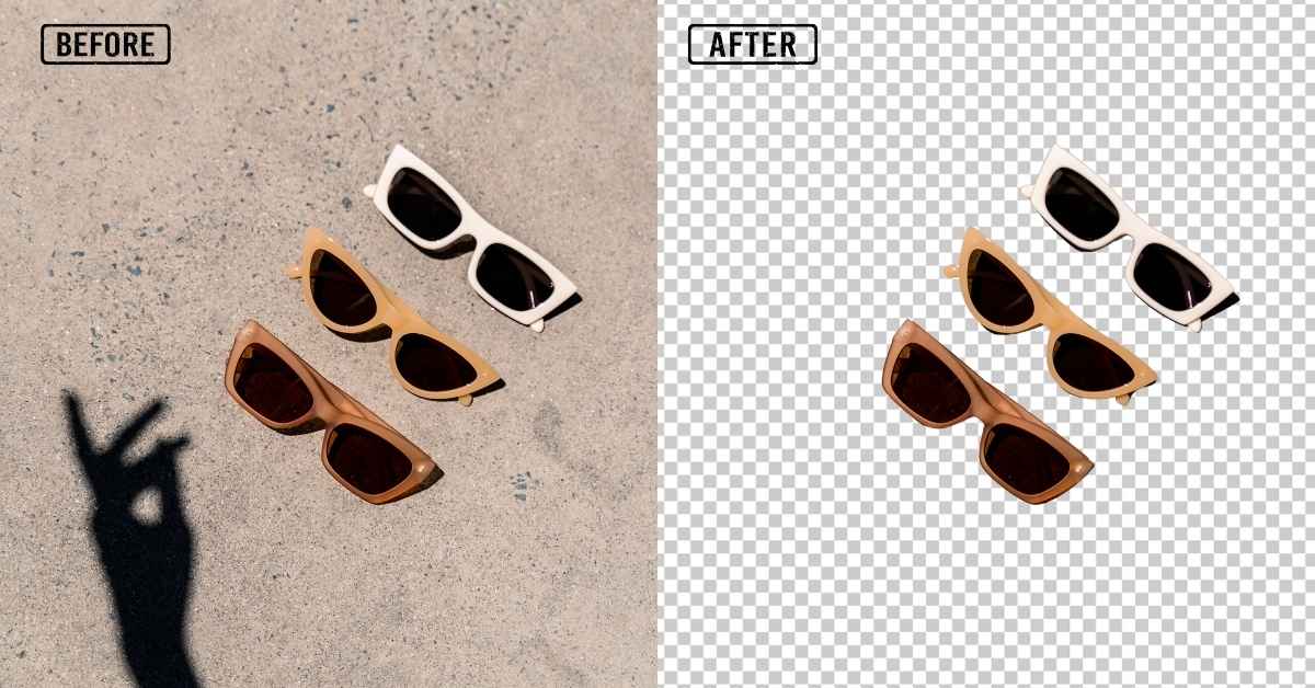 Eyewear Background Removal