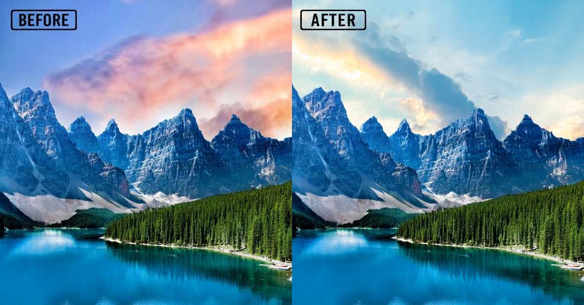 Sky Background Changing