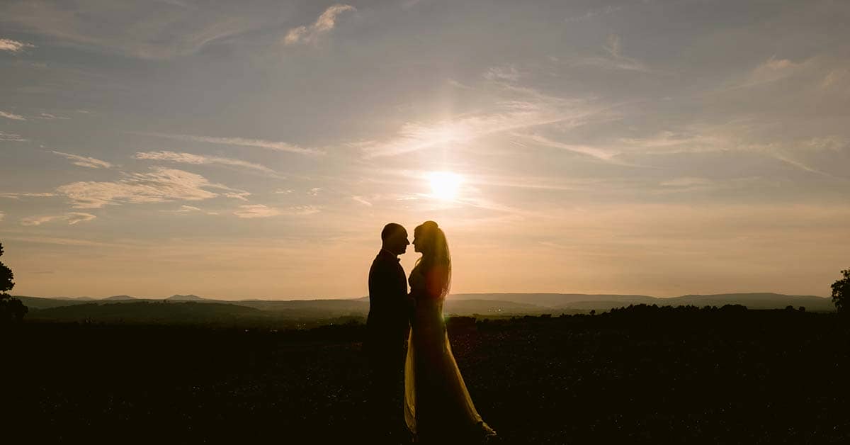 Sunset Wedding Photography