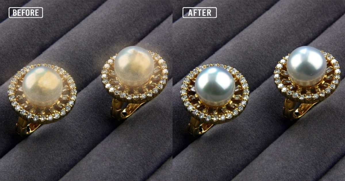 Dust and Scratch Removal in Jewelry Photos