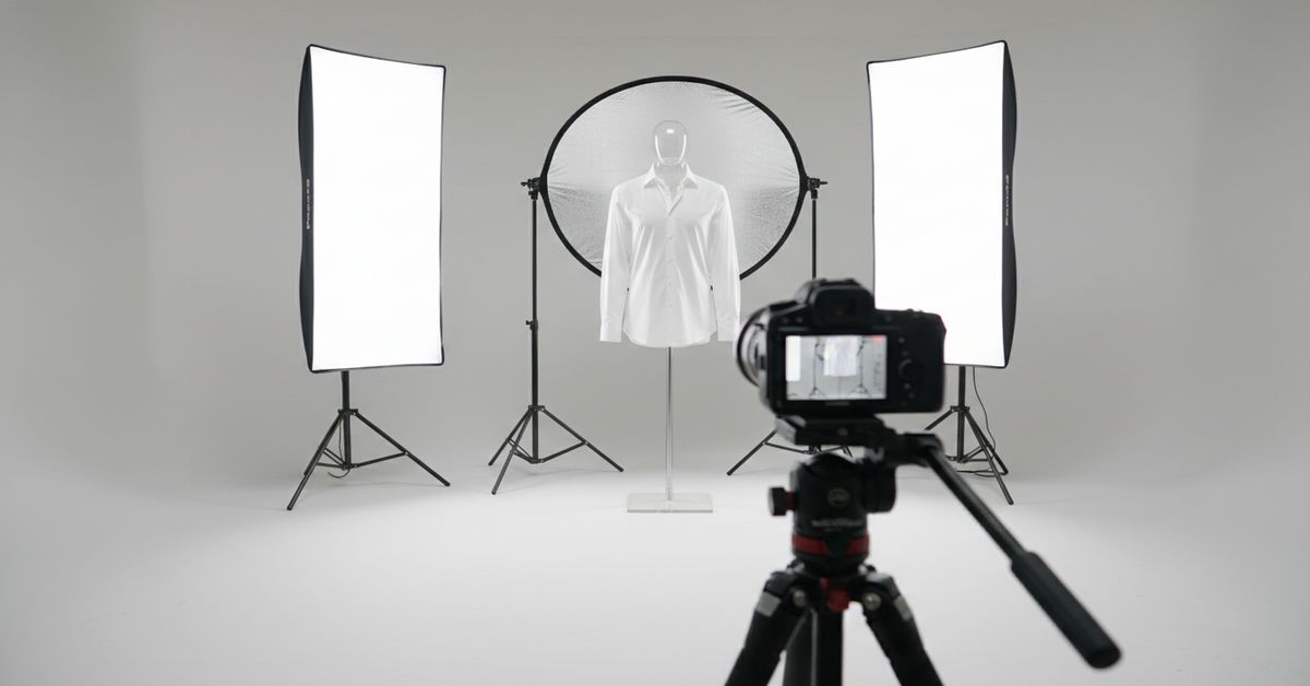 Preparing for Ghost Mannequin Product Photography